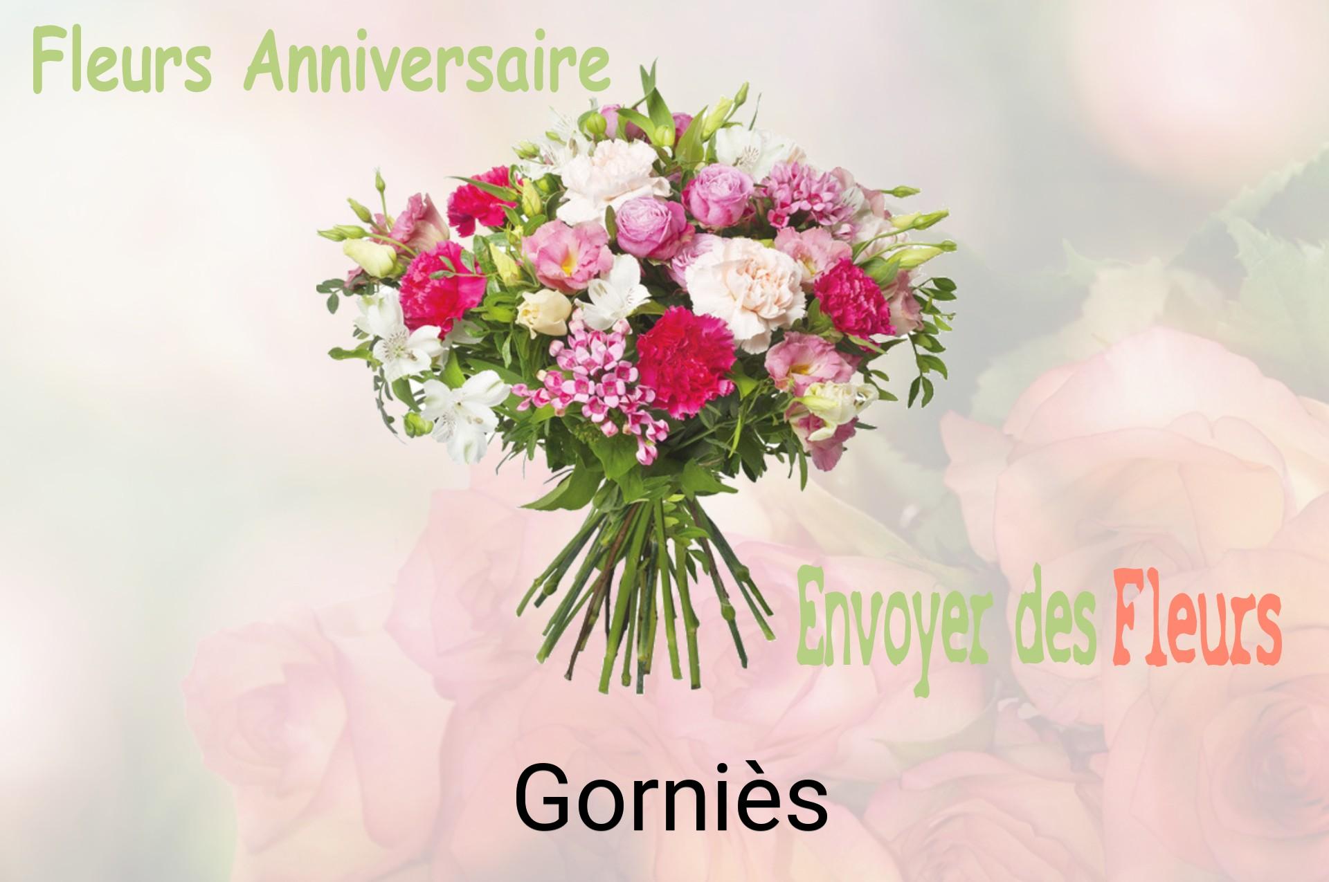 Bouquet de fleurs d’anniversaire livré à Gorniès